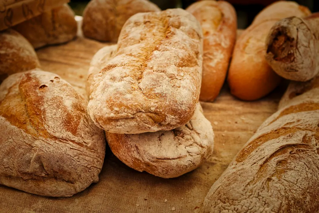 Freshly baked bread and buns from the Silver Grain bakery